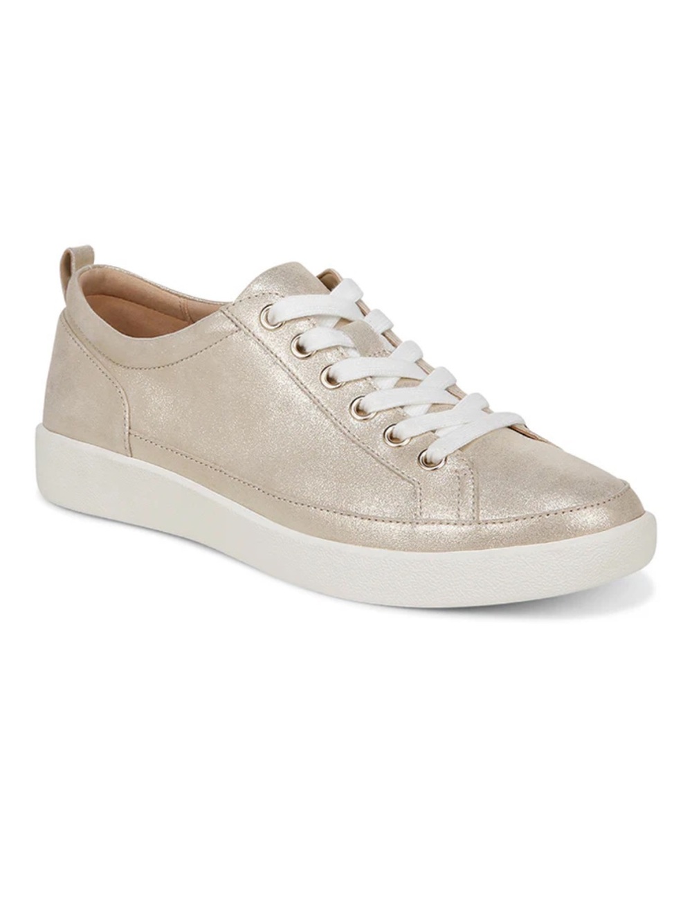 Vionic Winny Gold Metallic Sneaker Sz 7